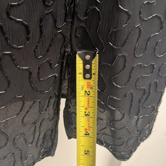 VTG beaded cocktail holiday sparkle dress - Picture 8 of 14